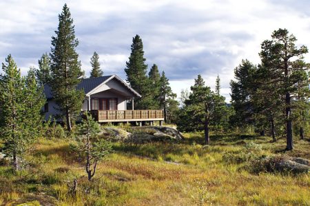 Cottage surrounded by trees in a peaceful rural setting, representing family cottage ownership, succession, and estate planning with TLR Law in Manitoba.